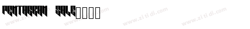 pentagram sale字体转换